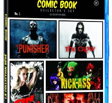 COMIC BOOK COLLECTOR S SET (THE PUNISHER   THE CROW   KICK ASS   SIN CITY   THE SPIRIT) [BLU-RAY] Hot on Sale