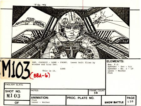 Star Wars: Episode V - The Empire Strikes Back: Mini VFX Storyboard Online Sale