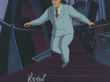 Batman The Animated Series Original Production Cel Signed By Kevin Altieri: Harvey Dent For Discount