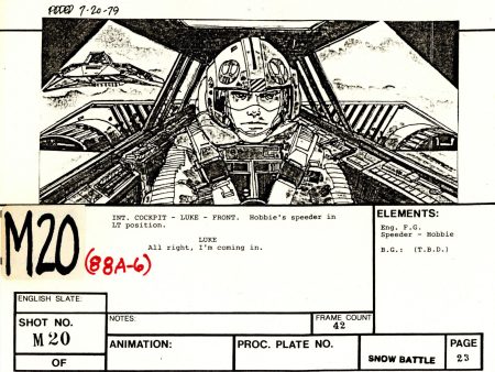 Star Wars: Episode V - The Empire Strikes Back: Mini VFX Storyboard For Cheap