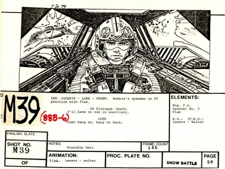 Star Wars: Episode V - The Empire Strikes Back: Mini VFX Storyboard Online Hot Sale