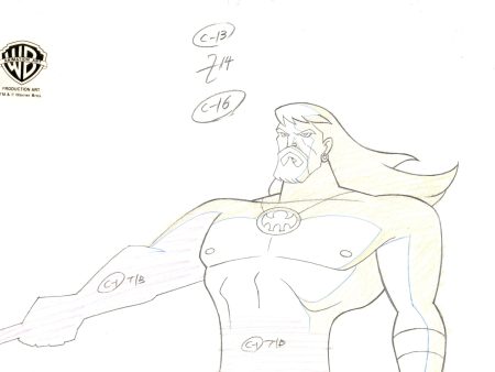 Justice League Original Production Drawing: Aquaman Online Sale