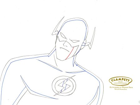 Justice League Original Production Layout Drawing: The Flash Online now