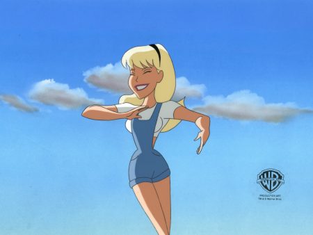 Superman the Animated Series Original Production Cel with Matching Drawing: Kara Online Hot Sale