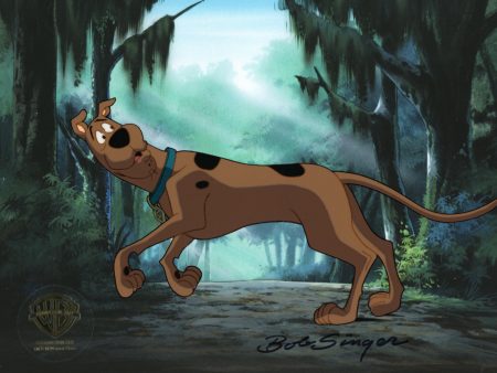 Scooby-Doo on Zombie Island Original Production Cel signed by Bob Singer: Scooby Cheap