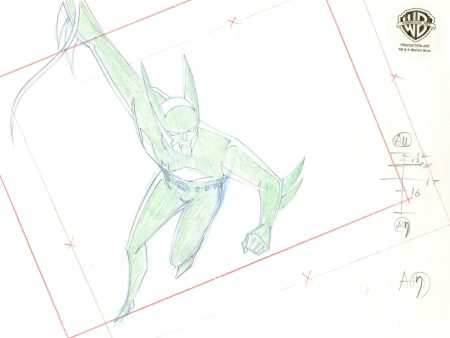 Batman Beyond Original Production Layout Drawing: Batman For Discount