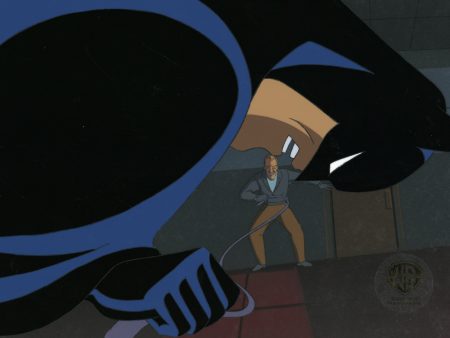 Batman The Animated Series Original Production Cel On Original Background: Batman, Wormwood Online Sale