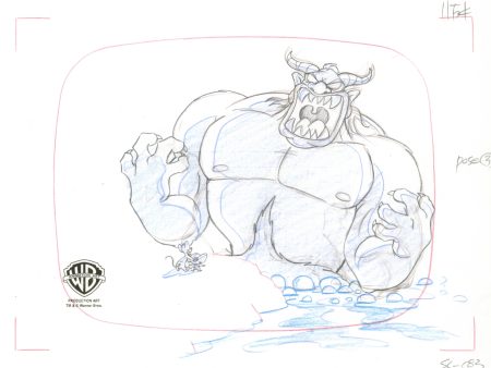 Pinky And The Brain Original Production Layout Drawing: Pinky, Brain, Satan Online Sale