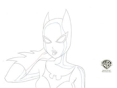 Batman: Mystery of the Batwoman Original Production Drawing: Batwoman on Sale