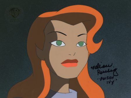 Batman The Animated Series Original Production Cel Signed by Diane Pershing: Poison Ivy Online Sale