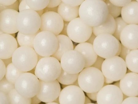 Sugar Pearls - White 10mm For Cheap