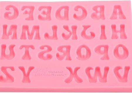 Silicone Mold - Alphabet For Sale