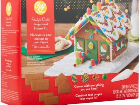 Ready to Build Bright Gingerbread House Kit Online