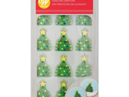 Icing Decorations - Christmas Trees Online Sale