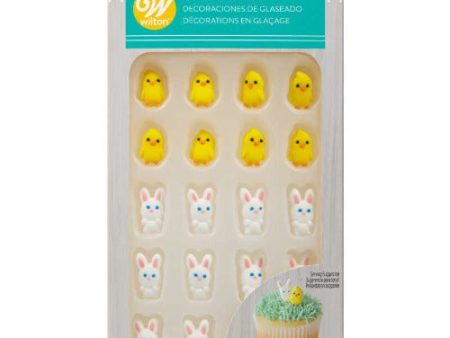 Icing Decoration - Easter Chicks & Bunnies Online Sale