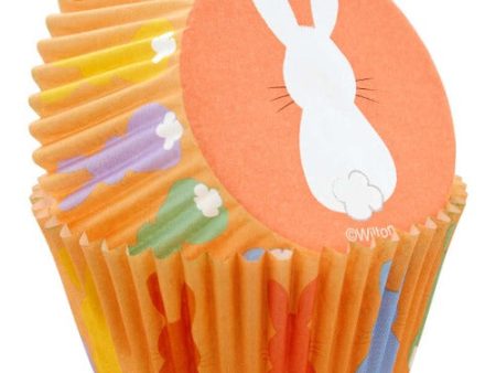 Standard Cupcake Liners - Colorful Easter Bunny Cheap