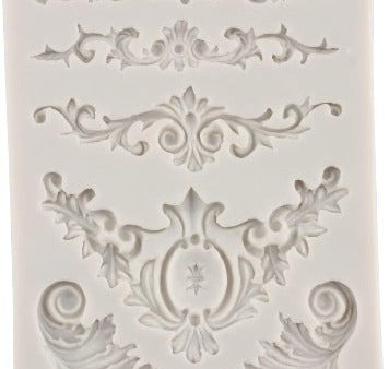 Silicone Mold - Baroque Scroll Lace Discount