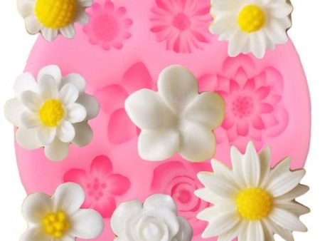 Silicone Mold - Mini Flower Assortments Online now