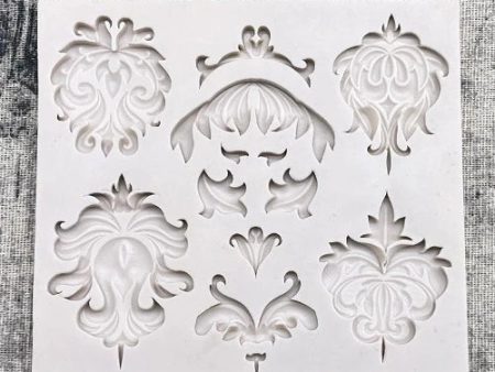 Silicone Mold - Baroque Pattern Online now