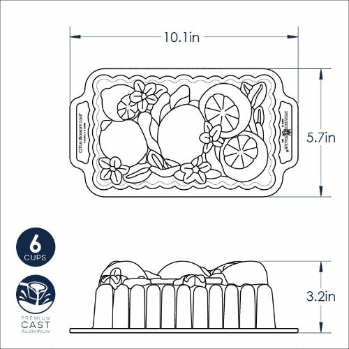 Loaf Pan - Citrus Blossom Online Hot Sale