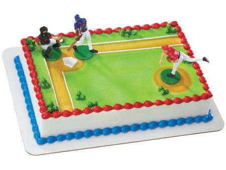 Cake Topper - Baseball Batter Up Fashion