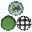 Standard Cupcake Liners - Camping Adventures For Sale